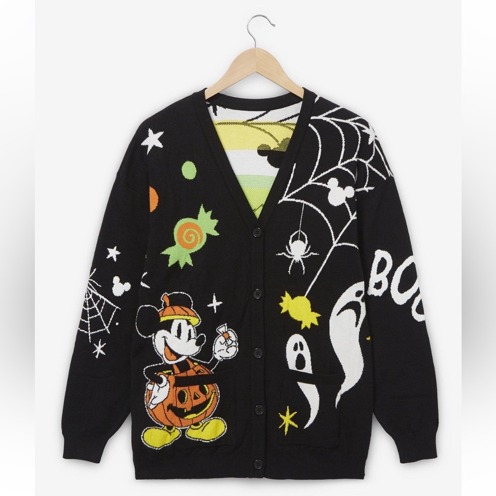 NWT Disney Mickey Mouse Halloween Cardigan BoxLunch